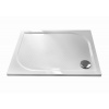 AQUATEK BENT 100 x 80cm obdĺžniková sprchová vanička, protišmyková úprava, liaty mramor, biela, BENT100X80