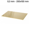 Mosadz plech 200x100x0,3mm