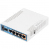 WiFi router Mikrotik RB962UiGS-5HacT2HnT hAP ac 5x GLAN, 2.4+5Ghz, 802.11b/g/n/ac, ROSL4, USB, 1x SFP RB962UiGS-5HacT2HnT