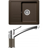 Set Schock S1-3 (dřez Toledo D-100XS Bronze + baterie SC-90 Bronze)