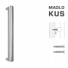 MPkovania FT - MADLO kód K40 40x20 mm ST ks Rozteč madla: 350 mm, Rozmer profilu madla: 40x20 mm, Dĺžka: 370 mm