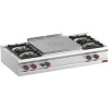 DIAMOND PLYNOVÝ SPORÁK S TÁLOVOU PLATŇOU + 4 HORÁKY G7/T4B15T-N