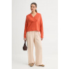 Sveter s prímesou vlny United Colors of Benetton 1444D403H oranžová XS