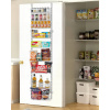 Organizér Na Drzwi 42x18x195CM 9-Poziomowy Organizér Spiżarni Ścienny Biały