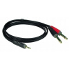 Kábel jack 3,5 mm - jack 6,3 mm Klotz AY5-0300 3 m
