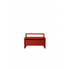 Ferm Living Detská úložná lavica Little Architect – červená/jaseň