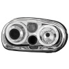 predné svetlá VW Golf IV 97-04 Angel Eyes chróm