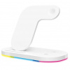 Bezdrôtová dokovacia stanica Aligator Qi 3v1 pre hodinky Apple, 15 W, biela AS03WT
