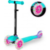 Ricokids Trojkolesová kolobežka Ricokids Loco - tyrkysovo ružová