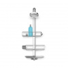SIMPLEHUMAN Nastavitelný set poliček a držáku do sprchy, Caddy PLUS závěsný, nerez ocel BT1099
