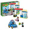 LEGO 10902 DUPLO Mestská policajná stanica s policajným autom, väzenskou kobkou a 2 figúrkami policajtov, svetlá a zvuky, hračky pre batoľatá