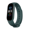 Techsuit remienok (W013) - Xiaomi Mi Band 5 / 5 NFC / 6 / 6 NFC / Amazfit Band 5 - Tmavozelená KF238573