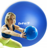 Gumová lopta na cvičenie fitness pilates jogy 25 cm modrá DrFit