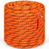 SucceBuy Lezecké lano Arborist oranžové a čierne 67,06 m polyester