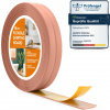 QUEST PVC lišta 10x10mm, 5m, samolepiaca, pružná, mäkká dekoračná páska, svetlohnedá