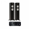 Yamaha R-N600A + Monitor Audio Bronze 300 7G - černá