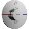 HANSGROHE ShowerSelect Comfort S termostat pod omietku pre 1 spotrebič, chróm, 15553000