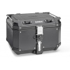 Vrchný čierny hliníkový kufor KAPPA TOP CASE K-FORCE KFR480B systém MONOKEY, 48L