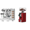 Rocket Espresso Appartamento, copper + Eureka Mignon Specialita Smart, CR ferrari red