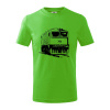 Vlak 753 - Tričko detské bavlnené - 158 cm/12 rokov ( Apple Green )