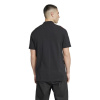 Pánske polo tričko Manchester United M IT4165 Black pattern - Adidas L černá vzor