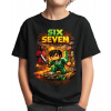 Fajntričko Kids Tričko - 67 (six seven) Minecraft style
