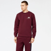 Pánska Mikina NEW BALANCE NB HOOPS CLASSIC COURT CREW NBMT23586NBY – Červená
