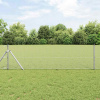 zahrada-XL Plot s stĺpmi Strieborná 0.6 x 10 m Ocel potiahnutá PVC 3352910