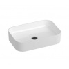 RAVAK XJX01155002 Ceramic Slim R keramické umývadlo Bez prepadu 55x37x12cm white + výpusť XJX01155002