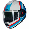 Moto helma Nolan N120-1 Lineo N-COM 347 biela L