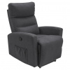Carryhome TV KRESLO, kov, textil, antracitová - Kreslá - 002381013001