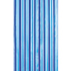 AQUALINE Sprchový záves 180x180cm, vinyl, modrá, pruhy ZV011