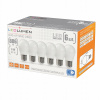 LED žiarovka E27 8W 806 lm teplá biela 6 ks Ledlumen