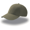 Atlantis Headwear Kšiltovka Sport Sandwich, baseballová, 6 panelová COT330504p5699-olive/white UNI Olivová/bílá