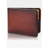 Pánske kožené etui na karty Visconti MT-90 s RFID ochranou v tmavohnedej farbe