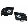 KITT LED Headlights suitable for Ford Mustang V Pre-Facelift (2005-2009) Black Dynamic Sequential Turning Lights
