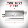 MagnaFlow 12589 tlumič výfuku 76,2 mm (Magnaflow #12589 Satin Stainless Steel Mufflers)