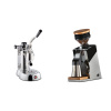 La Pavoni Stradivari Professional Lusso + Eureka Mignon Single Dose PRO, Chrome & Oak