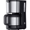 Hnedá IDCollection KF1505 BK, Kávovar, 1,2 L, Mletá káva, 1000 W, Čierna