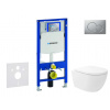 Geberit Duofix Set predstenovej inštalácie, klozetu Oudee Vortex a dosky softclose, tlačidlo Sigma01, lakovaný matný chróm SANI11CA1149