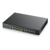 Zyxel GS1900-24EP Riadený L2 Gigabit Ethernet (10/100/1000) Podpora napájania cez Ethernet (PoE) Čierna (GS1900-24EP-EU0101F)