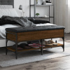 Lavička na topánky hnedý dub 102x42x45 cm kompozitné drevo-ForU-835201