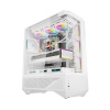 Počítačová skriňa Darkflash DY460 (biela) + 4 ventilátory ARGB DY460 White + 4 fans