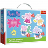Milé Peppa prasiatko baby puzzle - Trefl