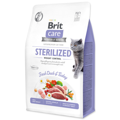Brit Care (VAFO Praha s.r.o.) Brit Care Cat GF Sterilized Weight Control, 0,4kg