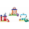 Stavebnica Dino Ranch Basic Sets PlayBig Bloxx BIG s figúrkou dinosaura - sada 3 druhov od 1,5-5 rokov
