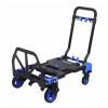 Skladací prepravný vozík 2 v 1, plošinový, do skladu, nosnosť 150 kg Kraft&Dele