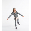 Detská kombinéza - Letný oblek Zara 128 Gray (Zara Gray Boucla Suit 128 cm Nový)