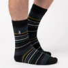 Pánske Heat Holders termo ponožky Astana prúžkované Čierne
