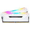 Corsair Vengeance RGB PRO Series LED 16GB, 3200MHz DDR4 CL16 WHITE CMW16GX4M2C3200C16W